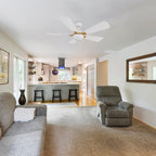 ZELDA 52 inch 5-Blade Ceiling Fan with LED Light & Remote
