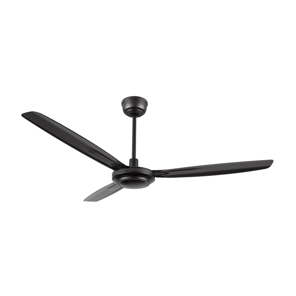 OBERON 56 inch 3-Blade No Light Ceiling Fan with Remote & Wall Control-Z1
