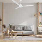 OBERON 56 inch 3-Blade No Light Ceiling Fan with Remote & Wall Control-Z1