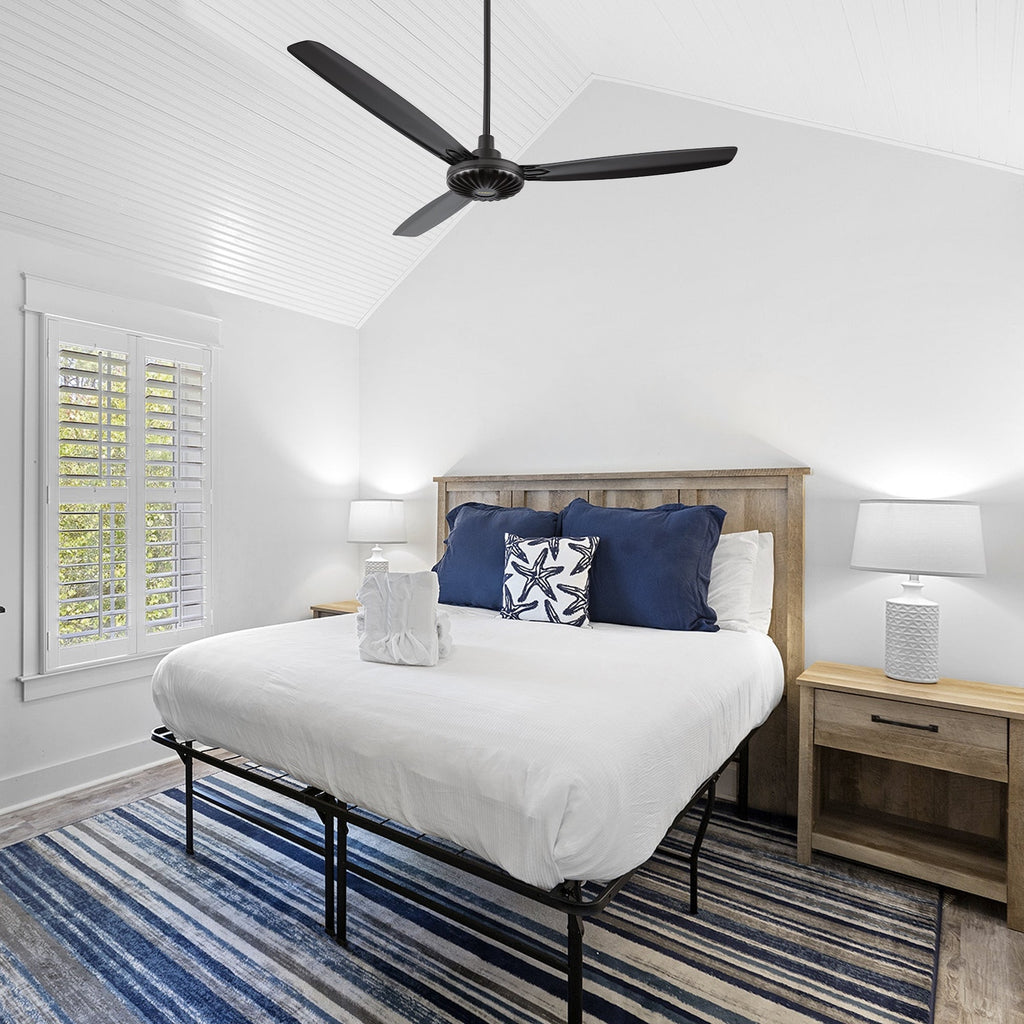 OBERON 56 inch 3-Blade No Light Ceiling Fan with Remote-Z3