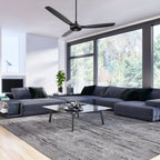 OBERON 56 inch 3-Blade No Light Ceiling Fan with Remote-Z3