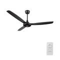 OBERON 56 inch 3-Blade No Light Ceiling Fan with Remote-Z3