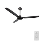 OBERON 56 inch 3-Blade No Light Ceiling Fan with Remote-Z4