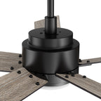 CHANTAL 60 inch 5-Blade Ceiling Fan with LED Light & Remote
