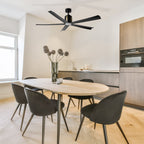 KNOX 60 inch 5-Blade Ceiling Fan with LED Light & Remote