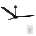OBERON 56 inch 3-Blade No Light Ceiling Fan with Wall Control-Z1