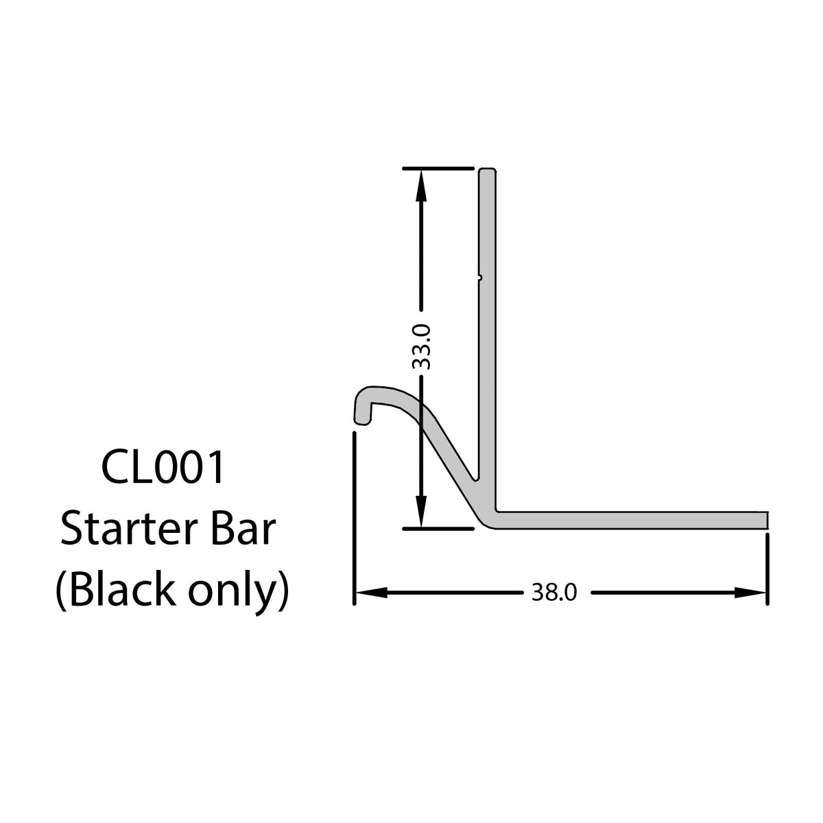 Coastline Cladding Starter Bar