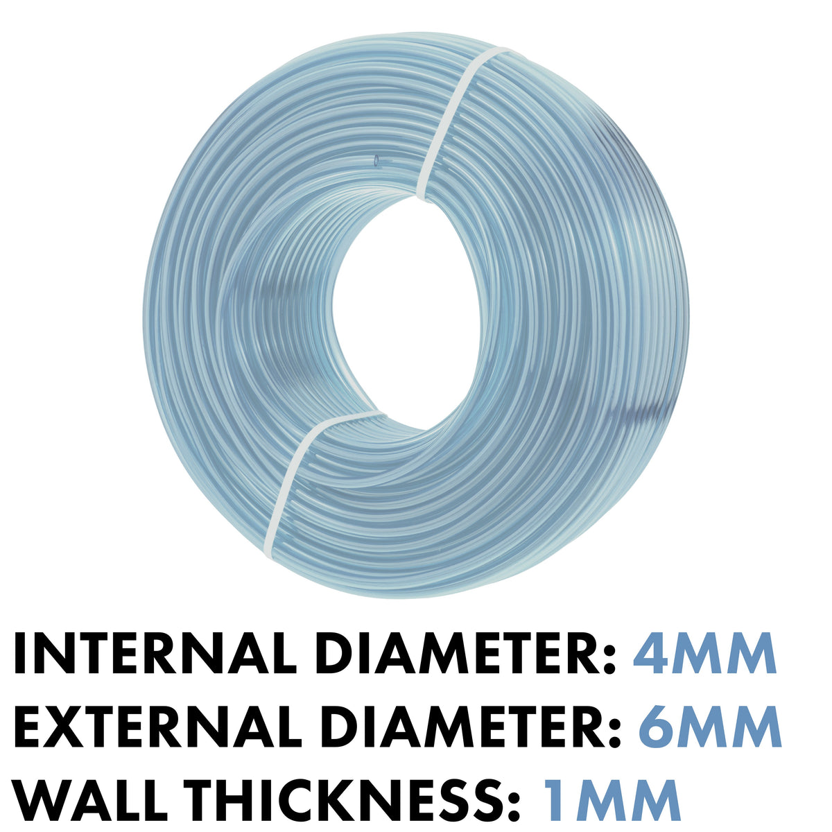 Clear PVC Pipe 4mm*6mm