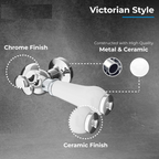 Flow Traditional Ceramic Cistern Lever