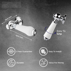 Flow Traditional Ceramic Cistern Lever