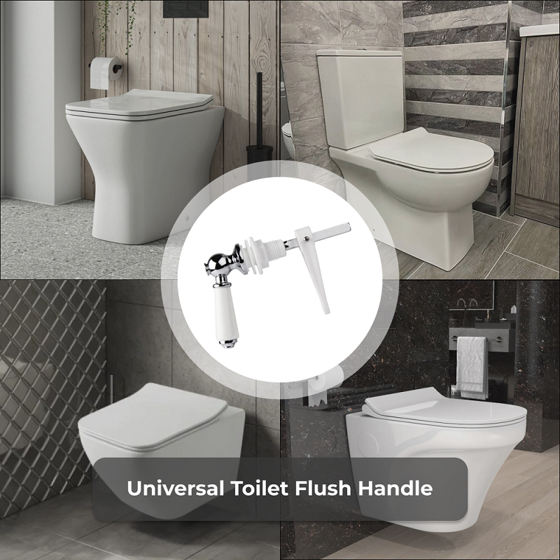 Flow Traditional Ceramic Cistern Lever