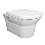 Trello Modern Wall Hung Toilet With Soft Close Seat - White