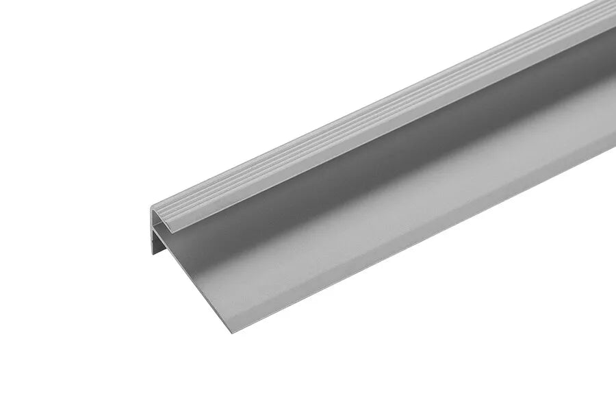 Aluminium Stair Nosing Outer Corner 3 MM x 900 MM & 2500 MM Length Silver LVT CL3
