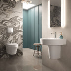 Sparrow Basin With Pedestal - 1 TH - White