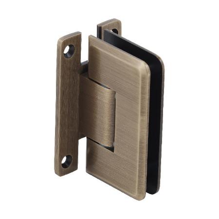 CRL Cologne 337 Series Adjustable Wall Mount 'H' Back Plate Hinge