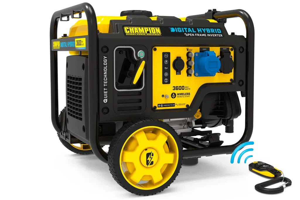 Champion 3600 Watt Digital Hybrid Frame Type Inverter Dual Fuel