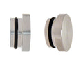 CRL Brushed Stainless Crescent Series Cap for - CREC1BS