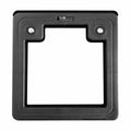 Black Caravan Access Service Door