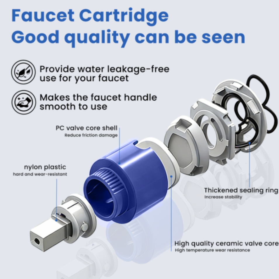 Home4less Ceramic Disc Tap Valve Cartridge