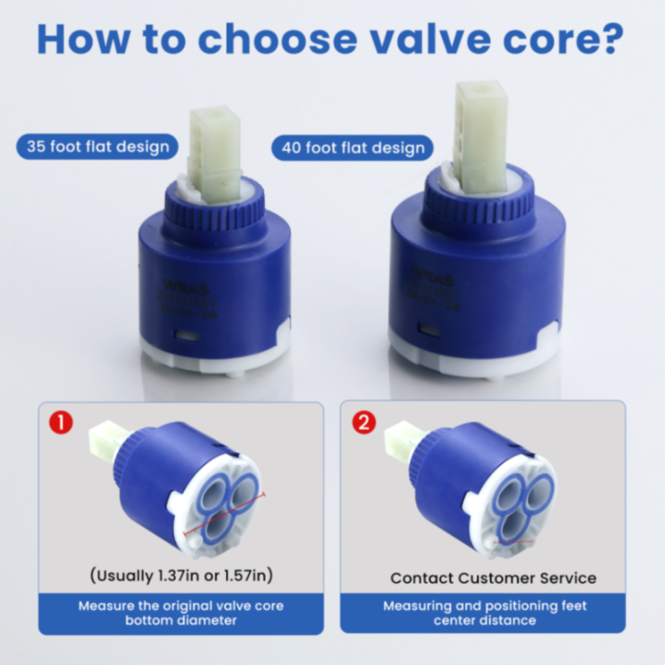 Home4less Ceramic Disc Tap Valve Cartridge