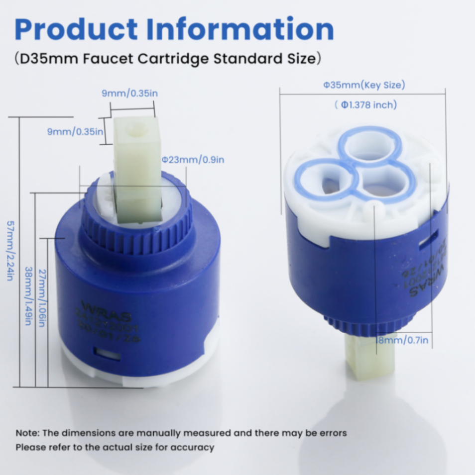 Home4less Ceramic Disc Tap Valve Cartridge