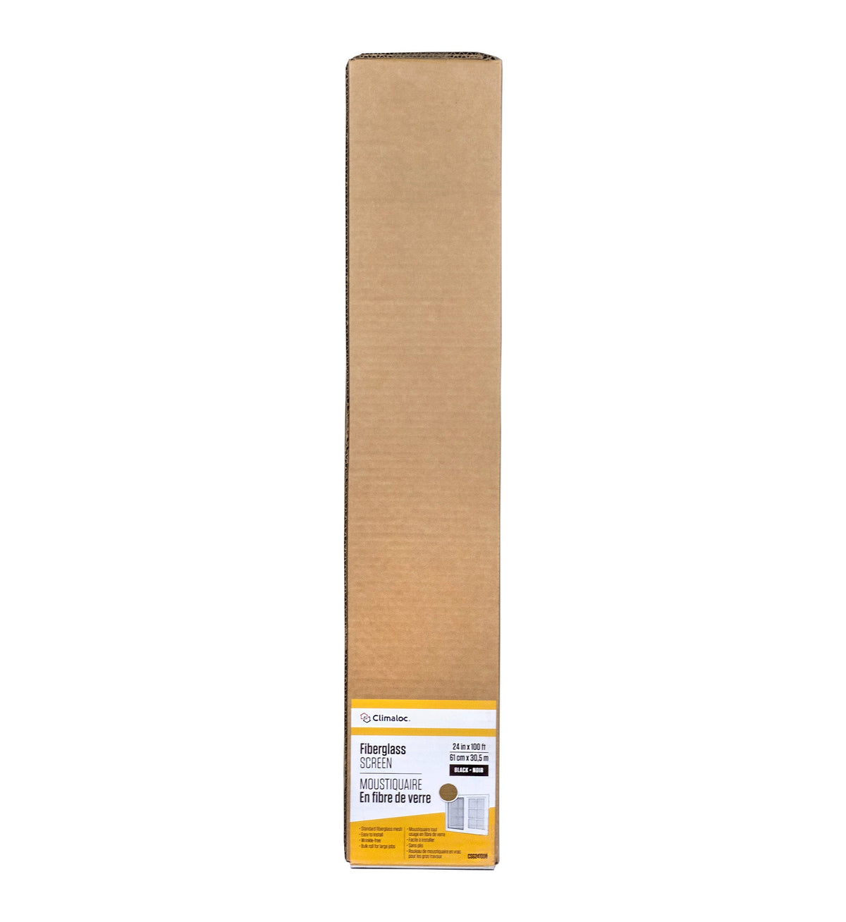 Black Fiberglass Screen 24 in. x 100 ft. (61 cm x 30.5 m)