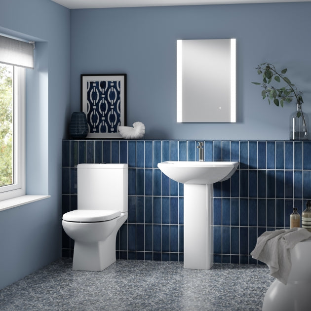 Rio Basin with Pedestal - 1 TH - White