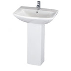 Rio Basin with Pedestal - 1 TH - White