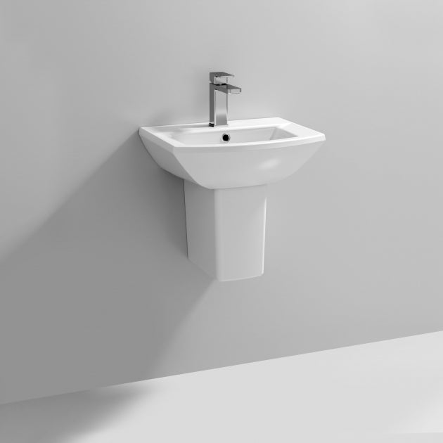Rio Basin with Pedestal - 1 TH - White