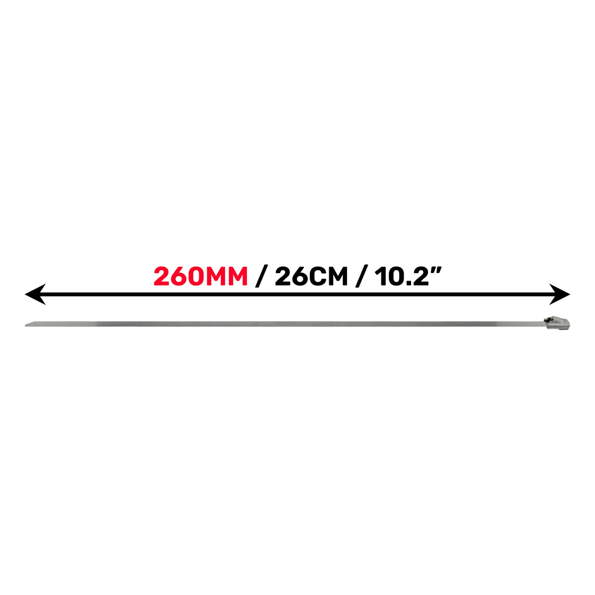 Stainless Steel Cable Ties 4.6mm x 260mm
