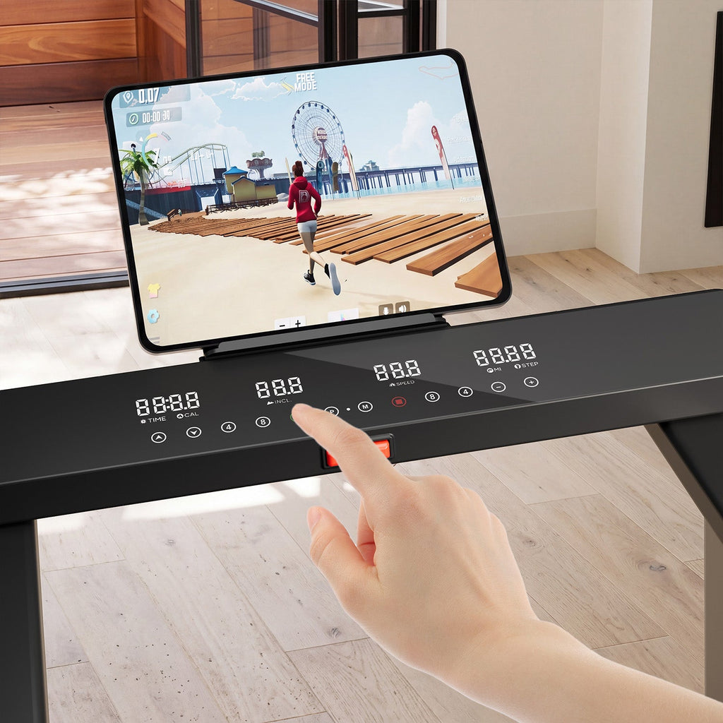 DeerRun Z10 Pro Muse Type 2 in 1 Foldable Treadmill with Remote Control, 12% Auto Incline
