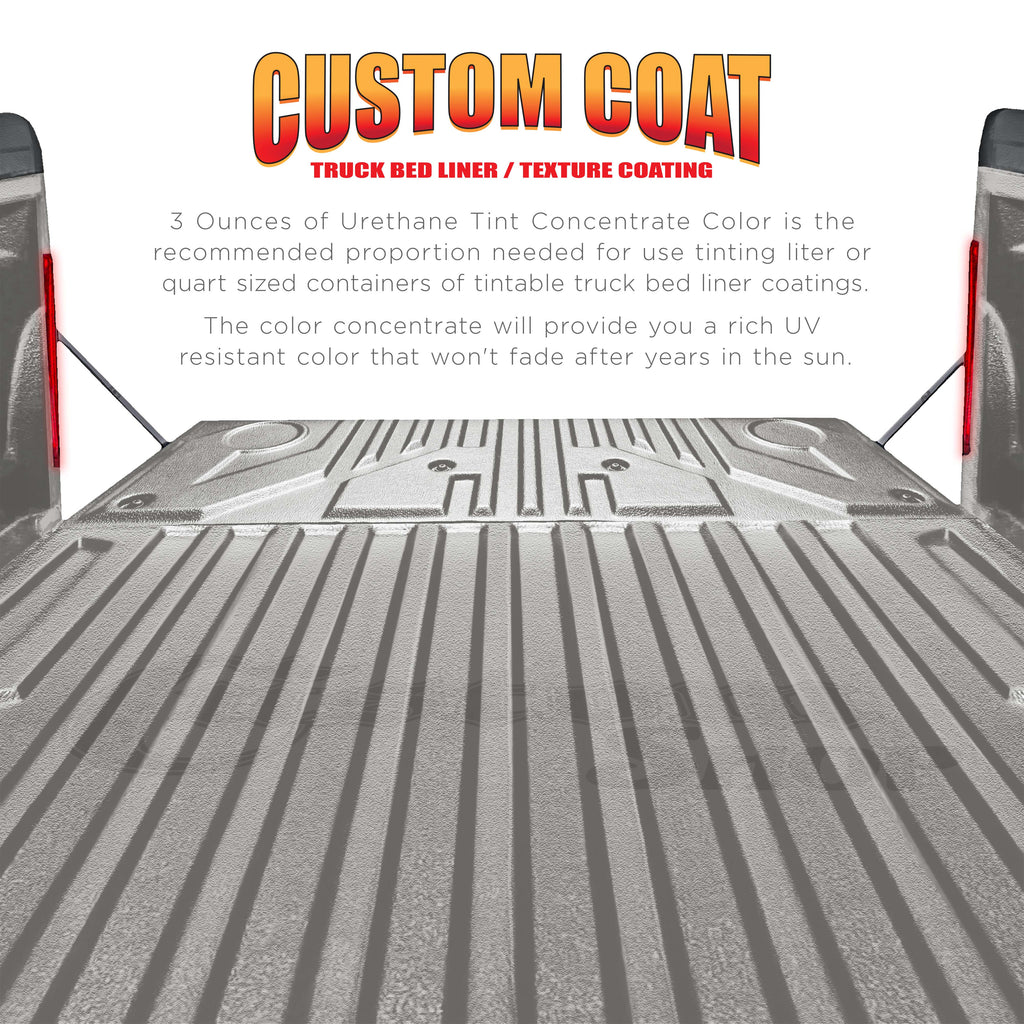 3 oz (Dove Gray Color) Urethane Tint Concentrate for Tinting Truck Bed Liner Coatings