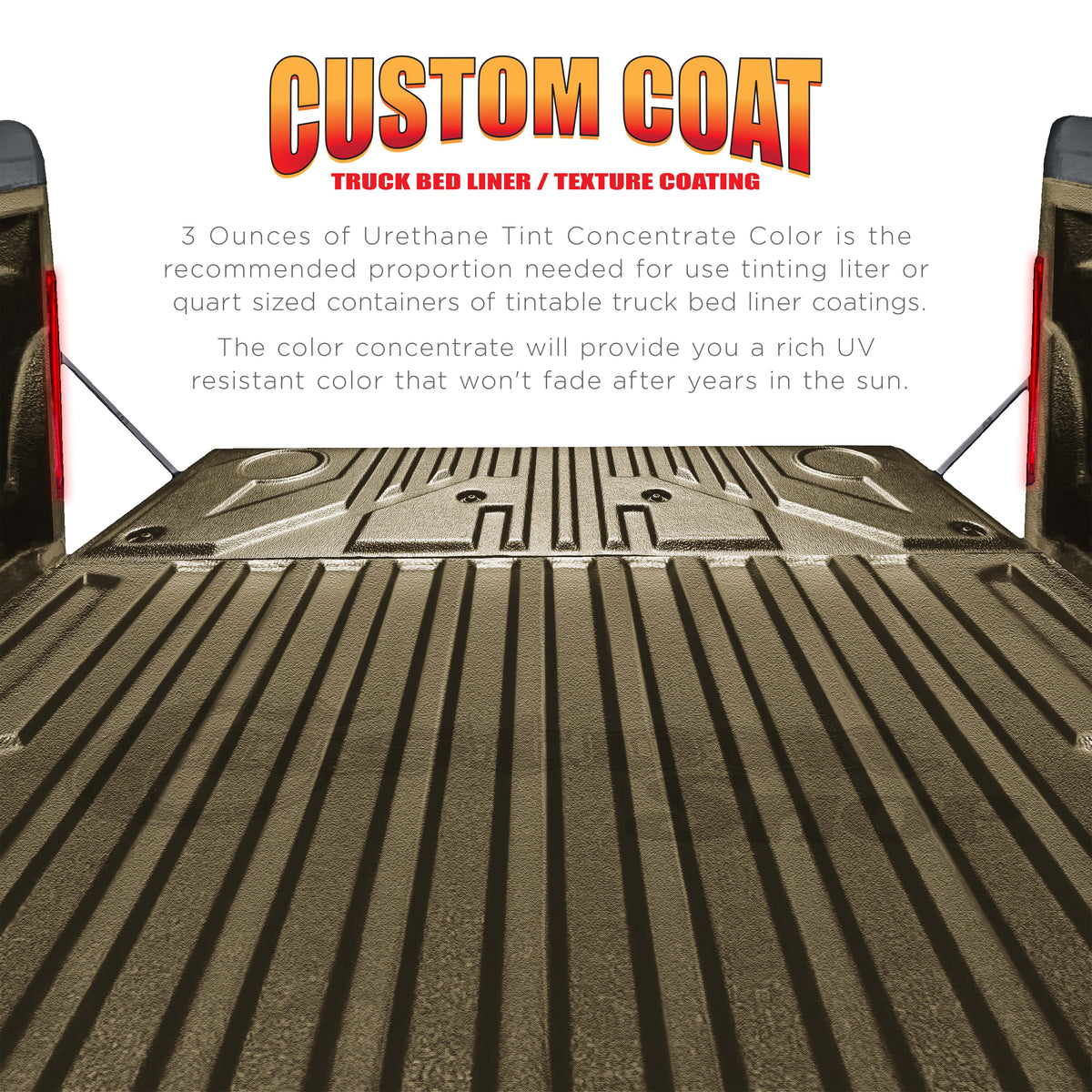 Camouflage Series 3 oz (Authentic WWII Olive Drab Federal Standard Color) Urethane Tint Concentrate for Tinting Truck Bed Liner Coatings
