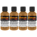 Camouflage Series 3 oz (Earth Yellow Federal Standard Color #30257) Urethane Tint Concentrate for Tinting Truck Bed Liner Coatings - Pack of 4