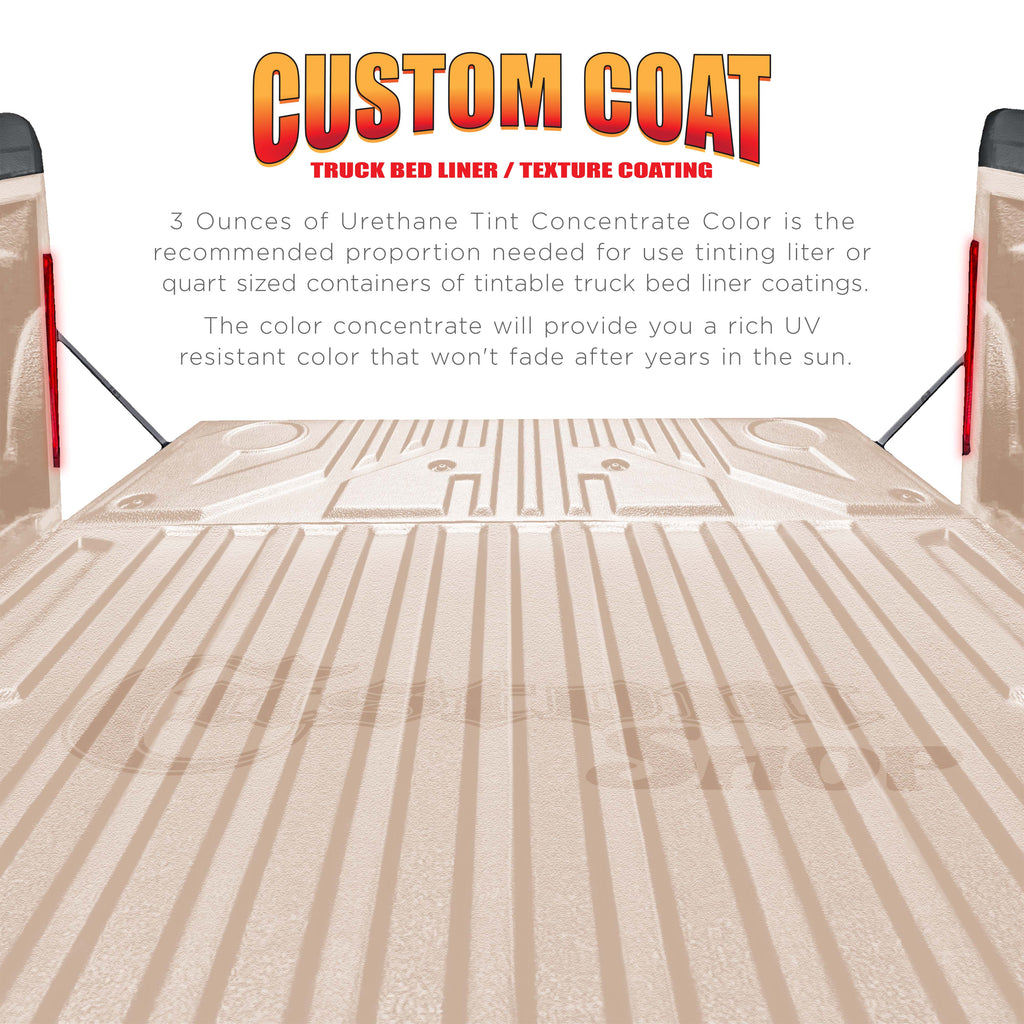 Camouflage Series 3 oz (Frost Beige Federal Standard Color #36521) Urethane Tint Concentrate for Tinting Truck Bed Liner Coatings