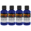 Camouflage Series 3 oz (Ultramarine Blue Federal Standard Color #35056) Urethane Tint Concentrate for Tinting Truck Bed Liner Coatings - Pack of 4