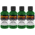 3 oz (Emerald Green Color) Urethane Tint Concentrate for Tinting Truck Bed Liner Coatings - Pack of 4