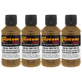 Camouflage Series 3 oz (Coyote Brown Federal Standard Color #20150) Urethane Tint Concentrate for Tinting Truck Bed Liner Coatings - Pack of 4