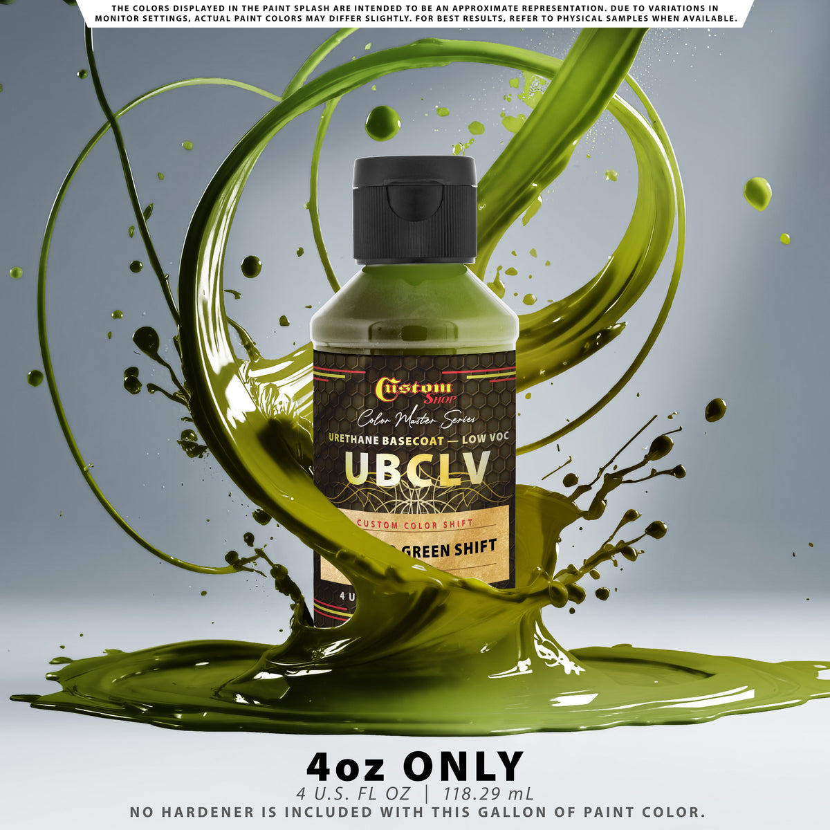 CCS Custom Color Shift Automotive Paint - Gold to Green Shifting Effect - 4-Ounce Bottle