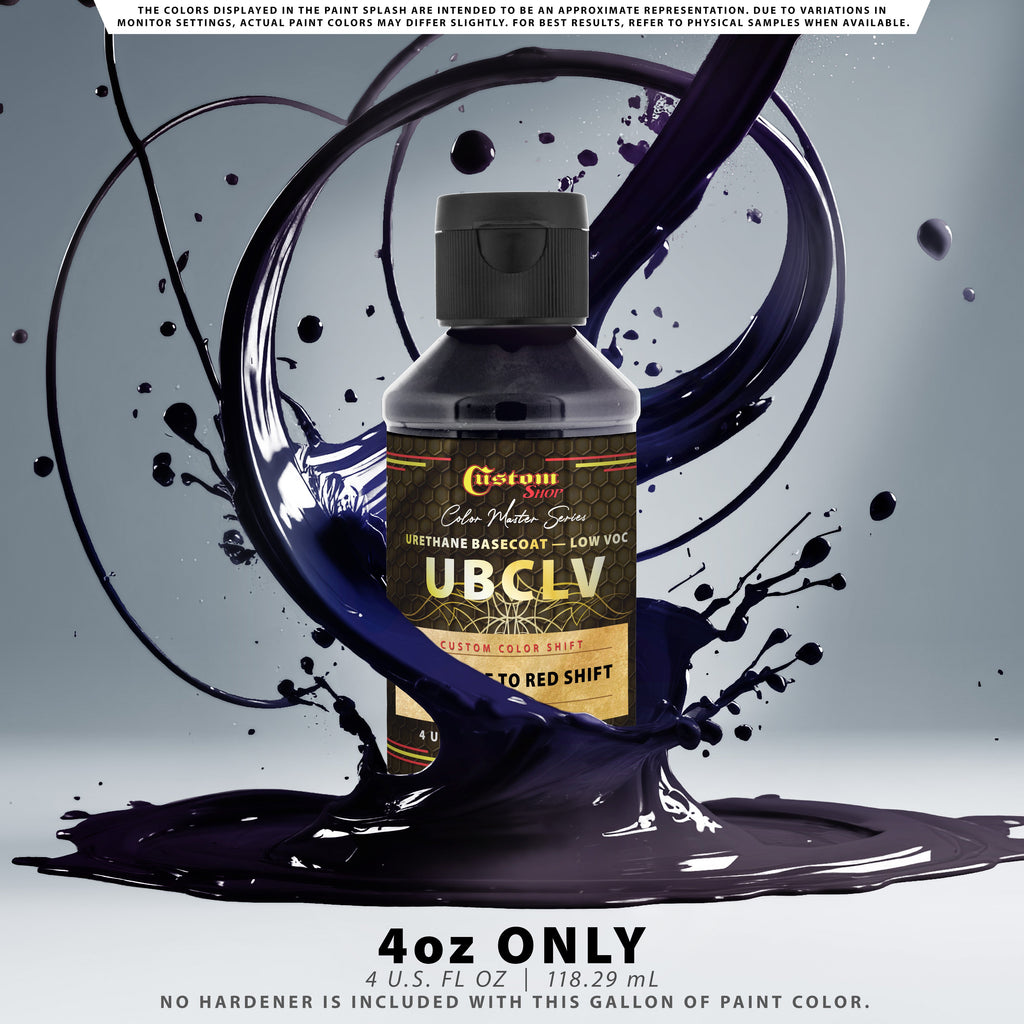 CCS Custom Color Shift Automotive Paint - Sapphire to Red Shifting Effect - 4-Ounce Bottle