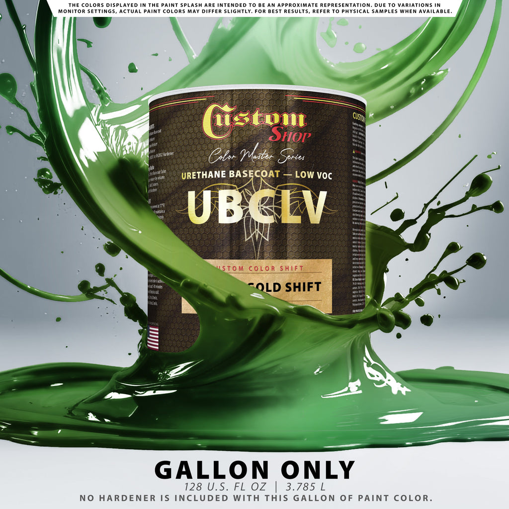 CCS Custom Color Shift Automotive Paint - Lime to Gold Shifting Effect - Gallon