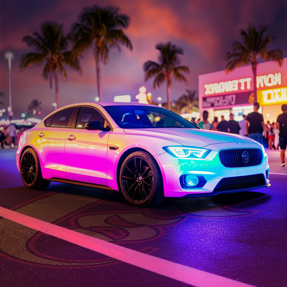 CCS Custom Color Shift Automotive Paint - Green to Purple Shifting Effect - Gallon