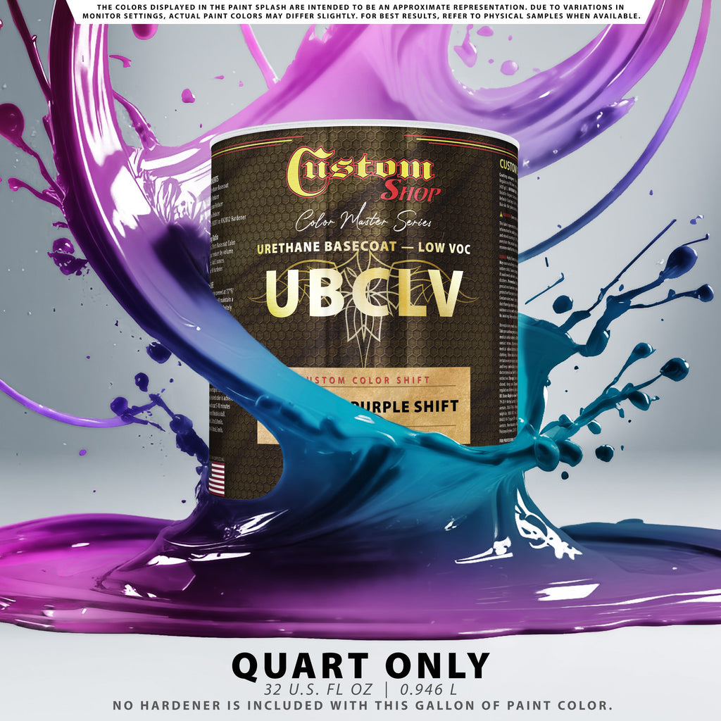 CCS Custom Color Shift Automotive Paint - Green to Purple Shifting Effect - Quart
