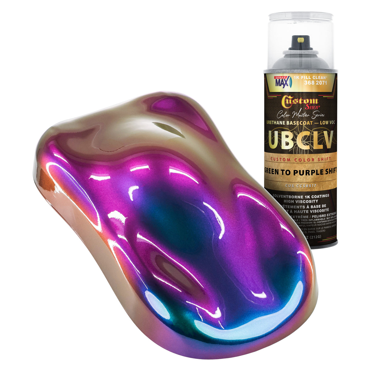 CCS Custom Color Shift Automotive Paint - Green to Purple Shifting Effect - Spray Can