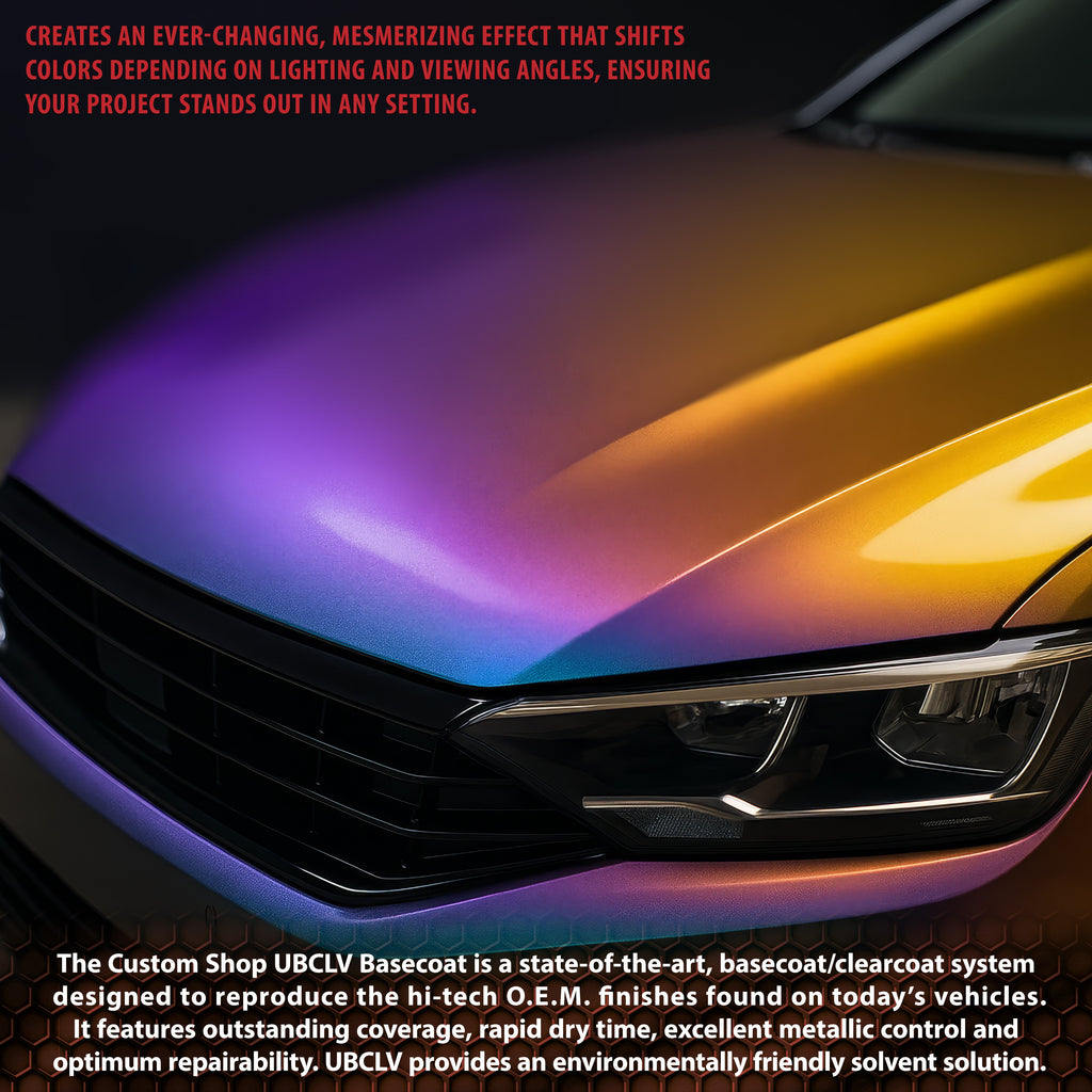 CCS Custom Color Shift Automotive Paint - Gold to Silver Shifting Effect - Pint