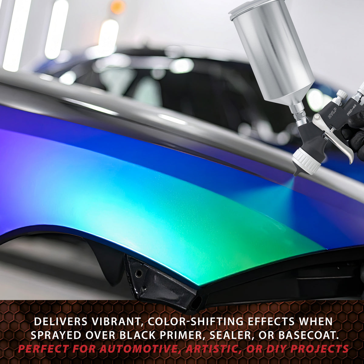CCS Custom Color Shift Automotive Paint - Gold to Silver Shifting Effect - Pint
