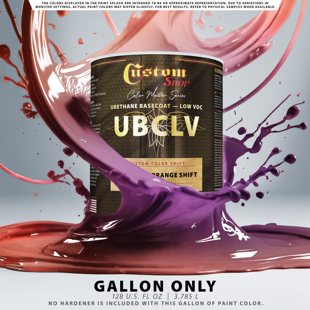 CCS Custom Color Shift Automotive Paint - Purple to Orange Shifting Effect - Gallon