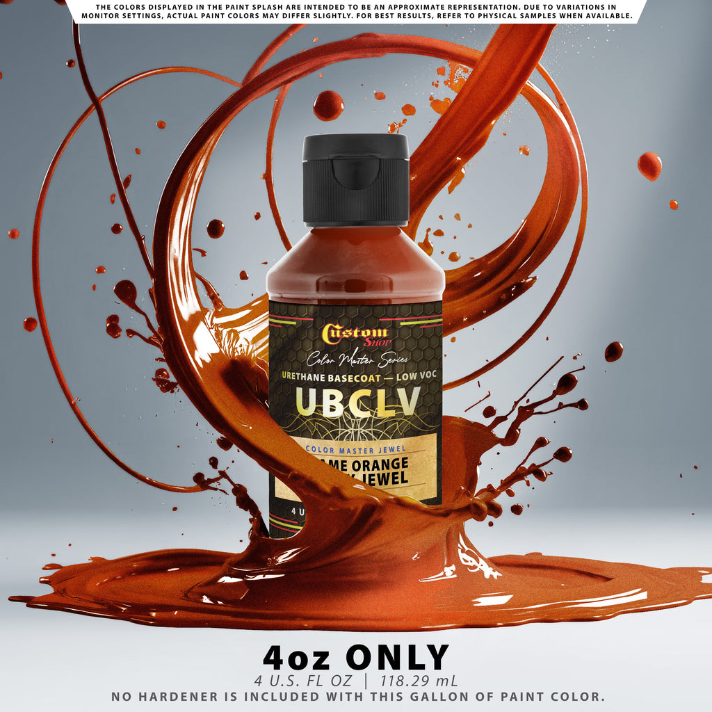CMJ Color Master Jewel - Flame Orange Candy Jewel- 4-Ounce Bottle