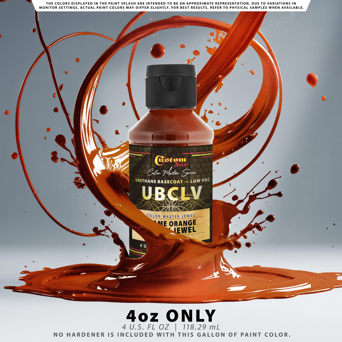 CMJ Color Master Jewel - Flame Orange Candy Jewel- 4-Ounce Bottle