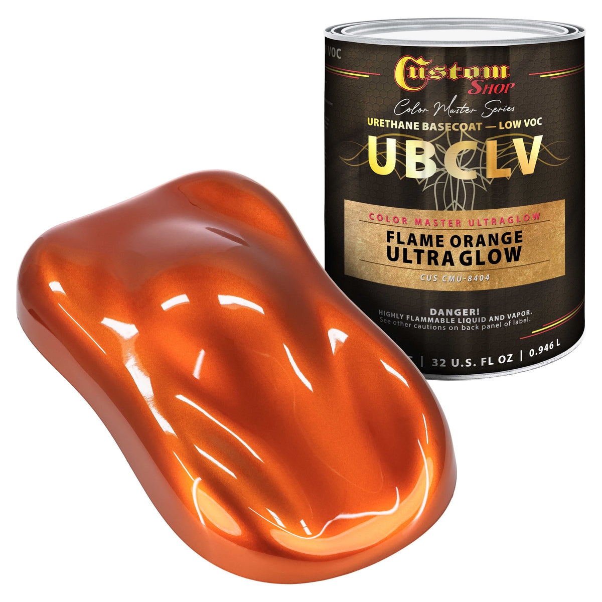 CMU Color Master Ultraglow - Flame Orange Ultra Glow- Quart